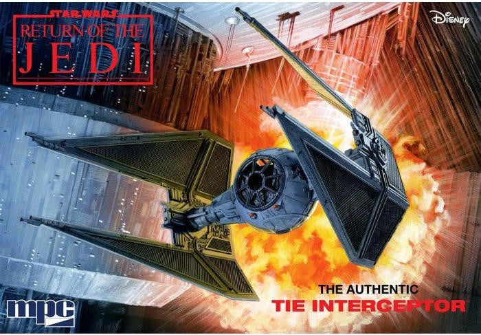 MPC 1/48 TIE Interceptor Return of the Jedi Snap M989 
