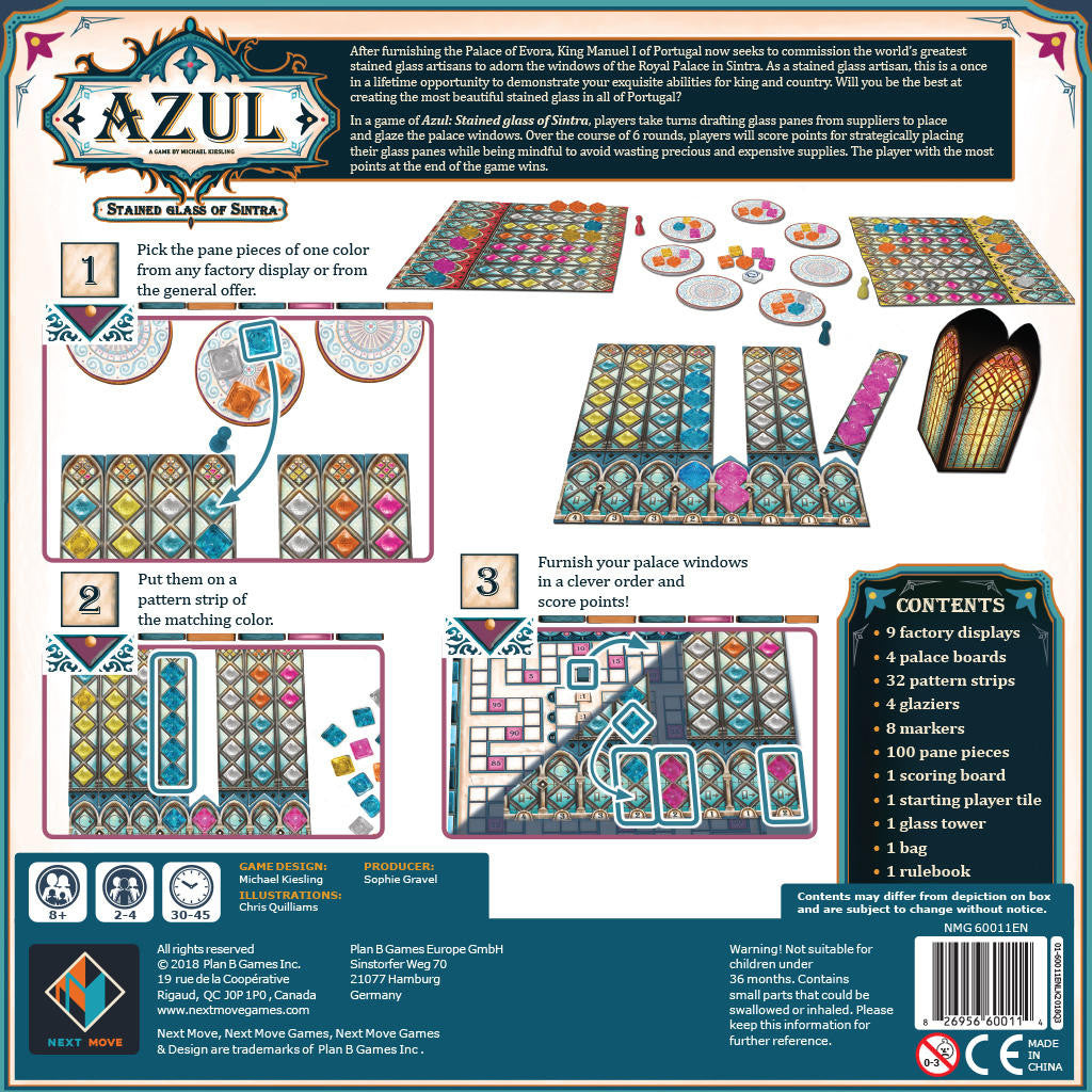 Next Move Games Azul Stained Glass of Sintra
