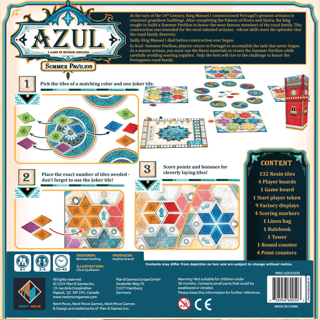 Next Move Games Azul Summer Pavillion