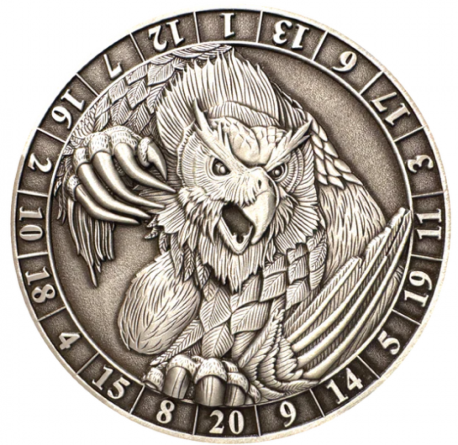 Dice Coins - D20 OwlBear
