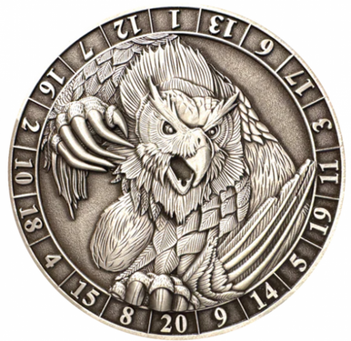 Dice Coins - D20 OwlBear