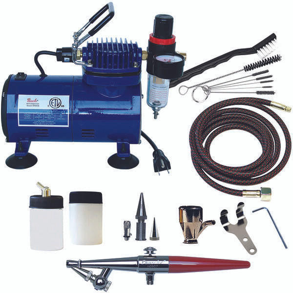 Paasche Airbrush H Airbrush and D500D Compressor Package 100D