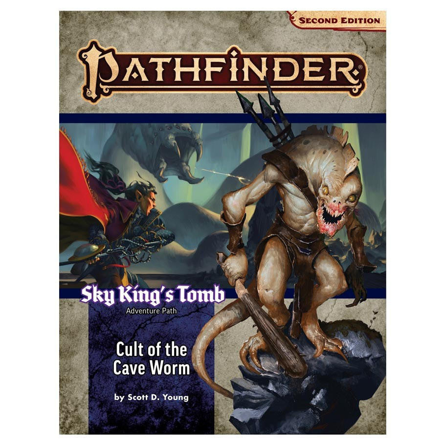 Paizo Publishing Pathfinder 2E: Sky King's Tomb Adventure Path: Cult of the Cave Worm 