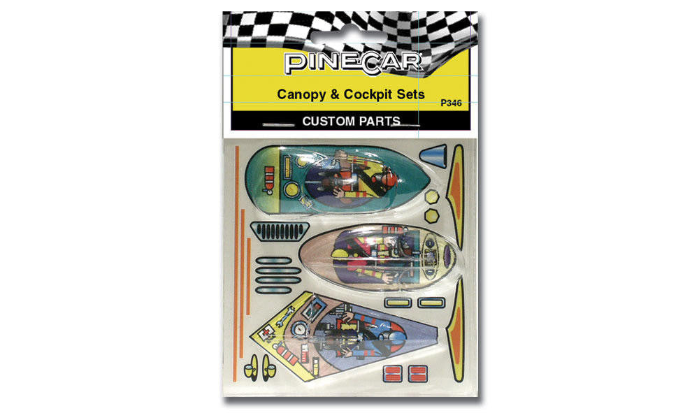 PineCar Canopy and Cockpit Set 346