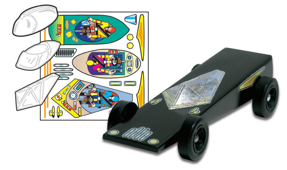 PineCar Canopy and Cockpit Set 346