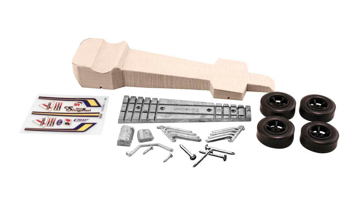 PineCar Slingshot Dragster Deluxe Car Kit 376
