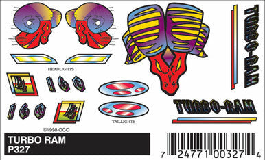 Turbo Ram Stick-On Decal 327