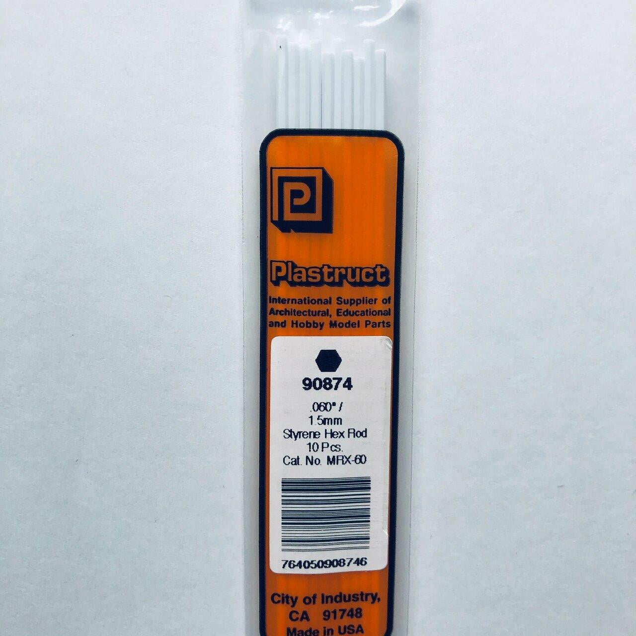 Plastruct Hexagon Rod .060 10 90874