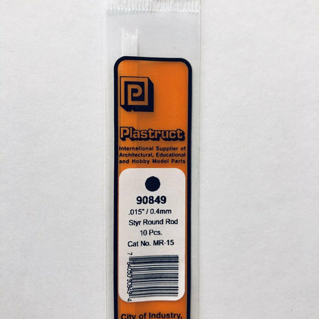 Plastruct MR-15 Round Rod .015 10 90849