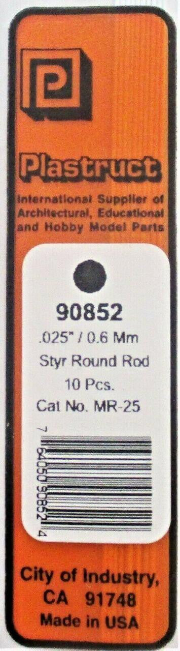 Plastruct MR-25 Round Rod .025 10 90852