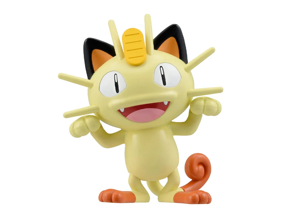Completed Bandai Pokemon Model Kit Quick!! 28 Meowth front view