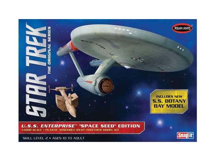 Polar Lights 1/1000 USS Enterprise and Botany Bay 908