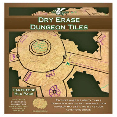 Dungeon Tiles: Earthtone: 6" Hex (33)