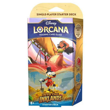 Disney Lorcana: Into the Inklands Starter Deck (Ruby/Sapphire)