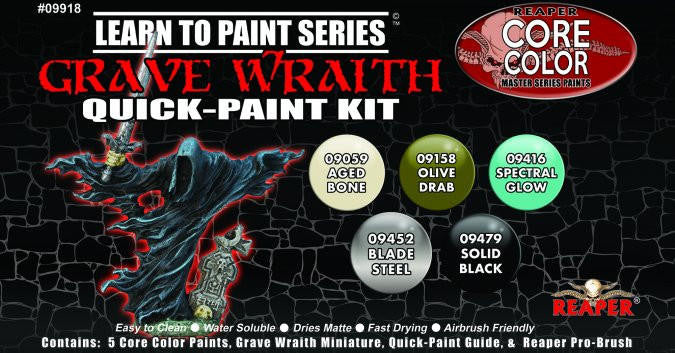 Reaper Learn to Paint: Grave Wraith Quick-Paint Kit 