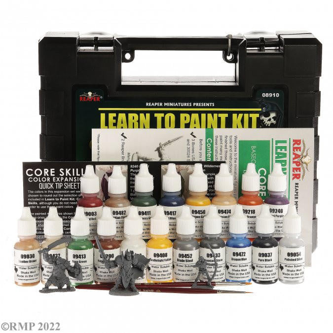 Reaper Learn to Paint Kit: Core Skills Bundle 08910 