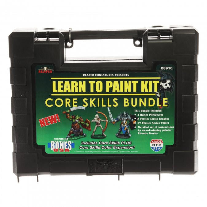 Reaper Learn to Paint Kit: Core Skills Bundle 08910 