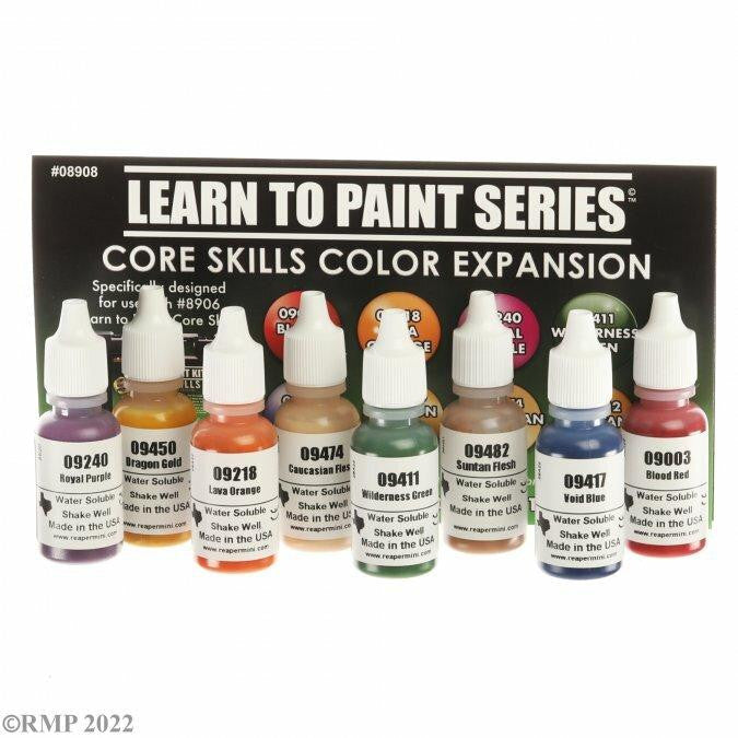 Reaper Learn to Paint Kit Core Skills Color Expansion