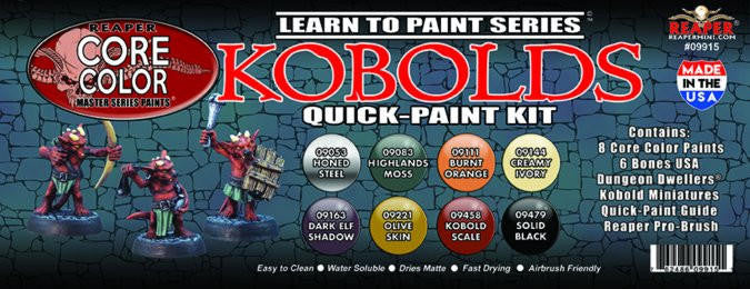 Reaper Learn to Paint Quick-Paint Kit: Kobolds (09915) 