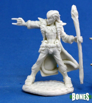 Reaper Miniatures - Bones Plastic - Damien, Hellborn Wizard 77149