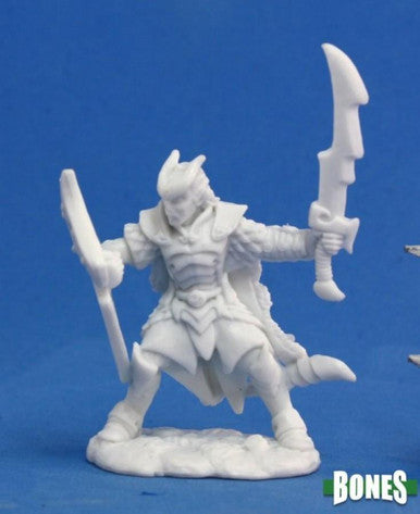 Reaper Miniatures - Bones Plastic - Vaeloth, Hellborn Paladin 77120