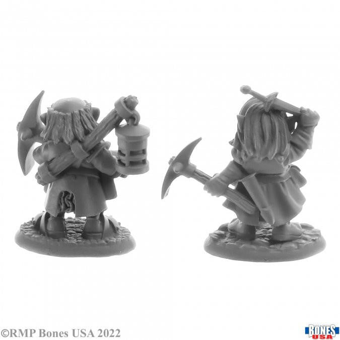 Reaper Miniatures Deep Gnome Heroes (2) (30062) 