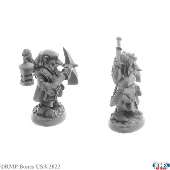 Reaper Miniatures Deep Gnome Heroes (2) (30062) 