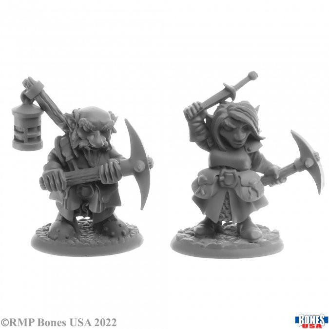 Reaper Miniatures Deep Gnome Heroes (2) (30062) 