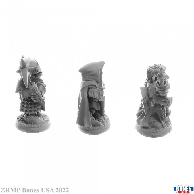 Reaper Miniatures Deep Gnome Warriors (3) (30063) 
