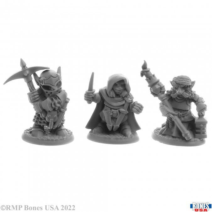 Reaper Miniatures Deep Gnome Warriors (3) (30063) 