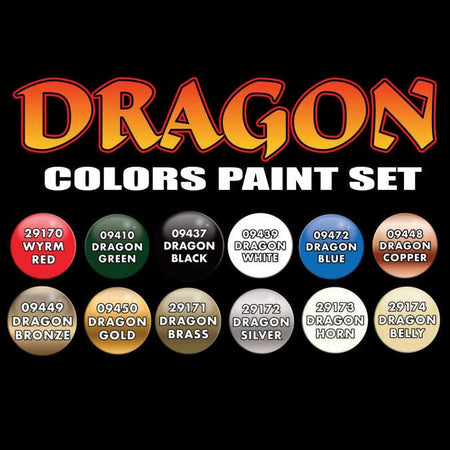Reaper Miniatures Dragon Colors Paint Set