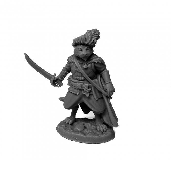 Reaper Miniatures Gerard, Catfolk Bard (30132) 