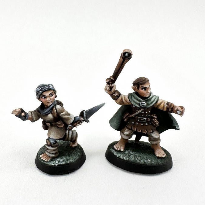 Reaper Miniatures Halfling Ranger and Rogue (07104) 