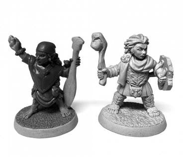 Reaper Miniatures Halfling River Witch and Druid (07105) 