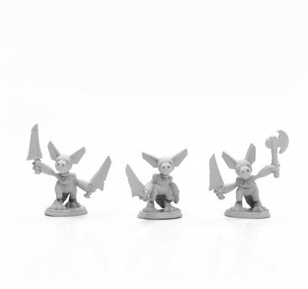 Reaper Miniatures Pizza Dungeon Animatronic Kobolds (3) (04005) 