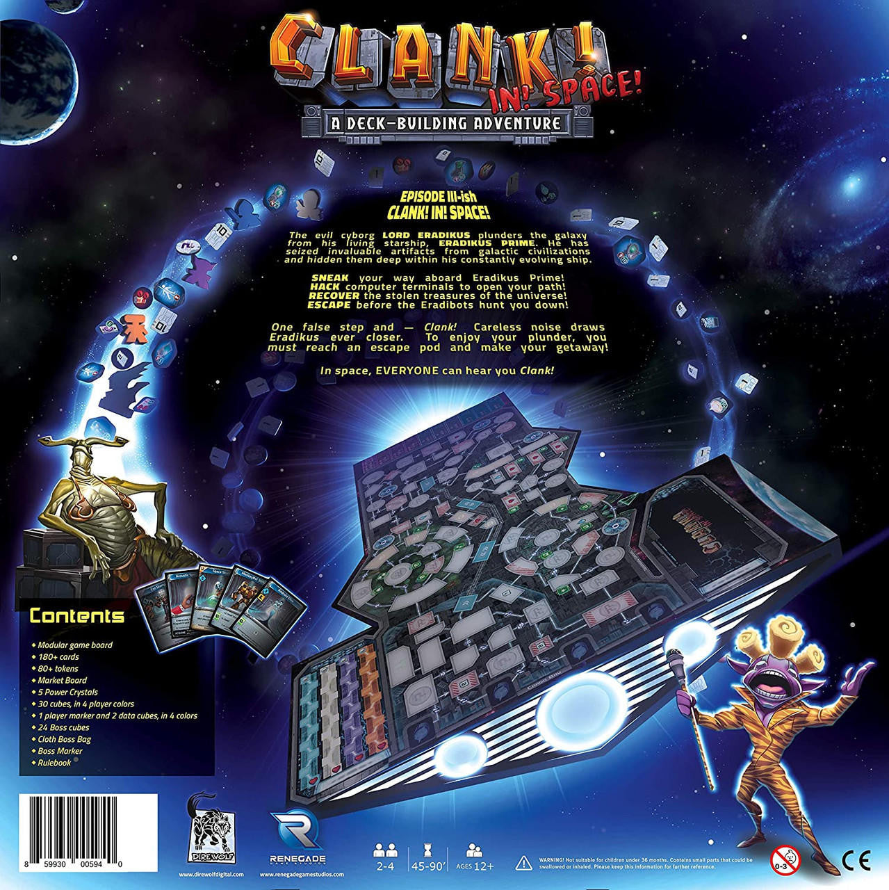 Renegade Game Studios Clank in Space! A Deck-Building Adventure 