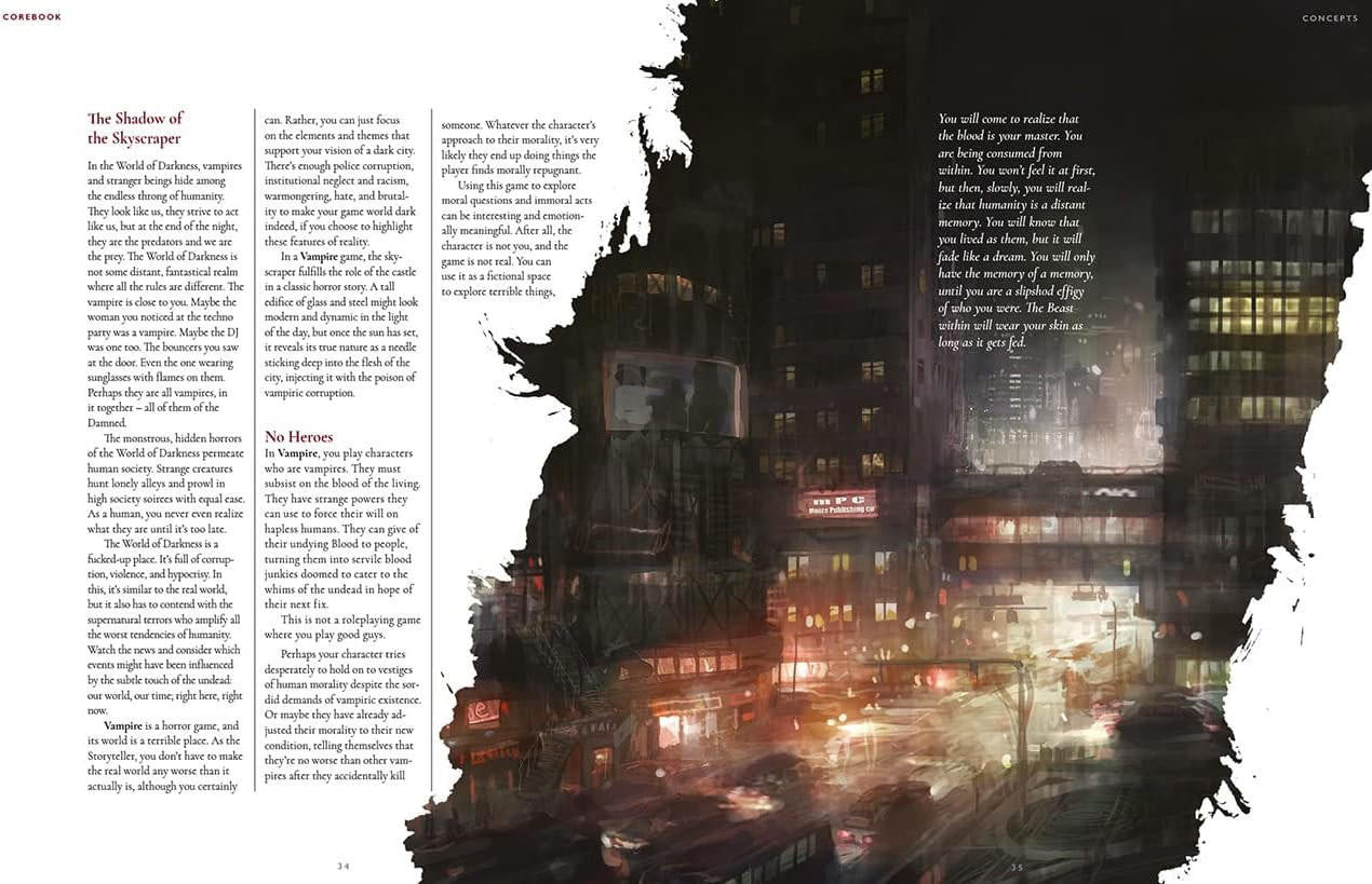 Renegade Game Studios Vampire The Masquerade, 5e: RPG Core Rulebook 