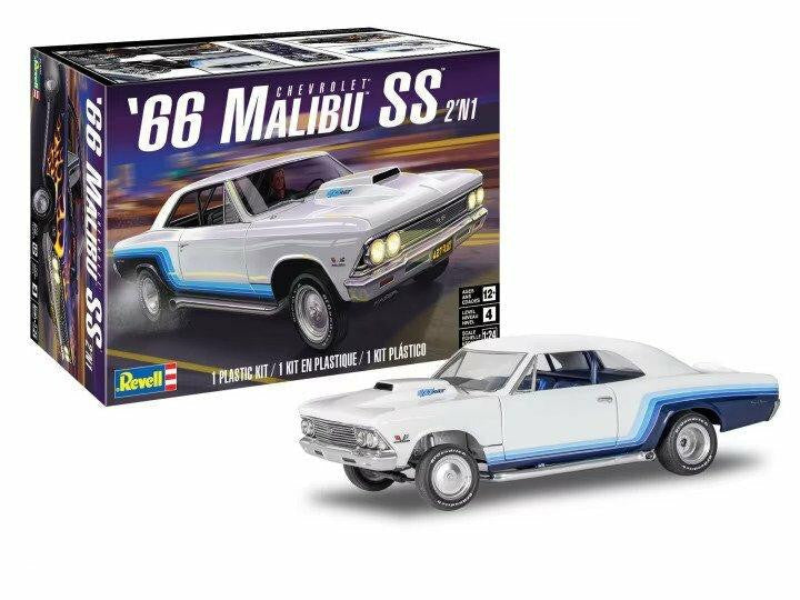 Revell 1/24 1966 Chevy Malibu SS 2n1 4520