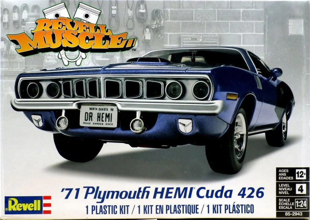 Revell 1/24 1971 Hemi Cuda 426 2943 