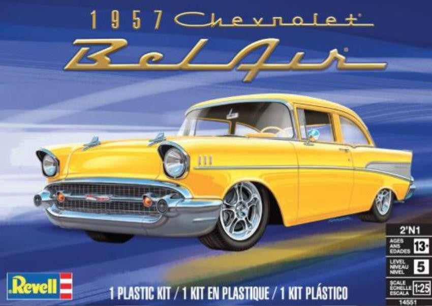 Revell 1/25 1957 Chevy Bel Air 2n1 4551 
