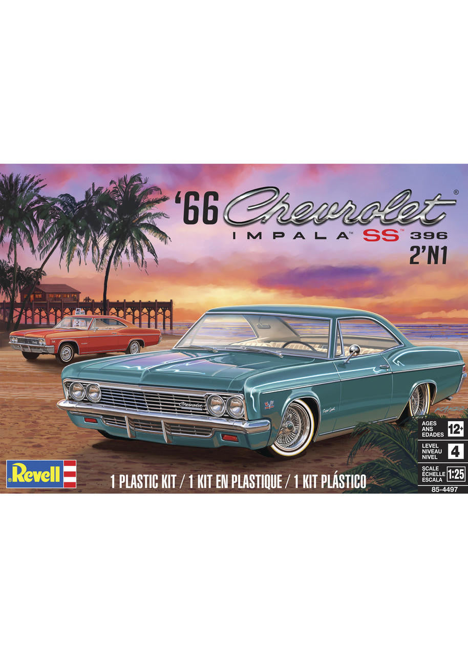 Revell 1/25 1966 Chevy Impala SS396 4497 