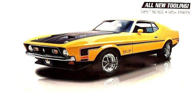 Revell 1/25 1971 Boss 351 Mustang 4512 