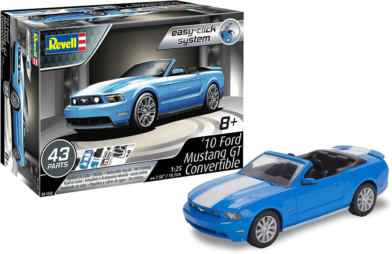 Revell 1/25 2010 Mustang Convertible Snap 1242 