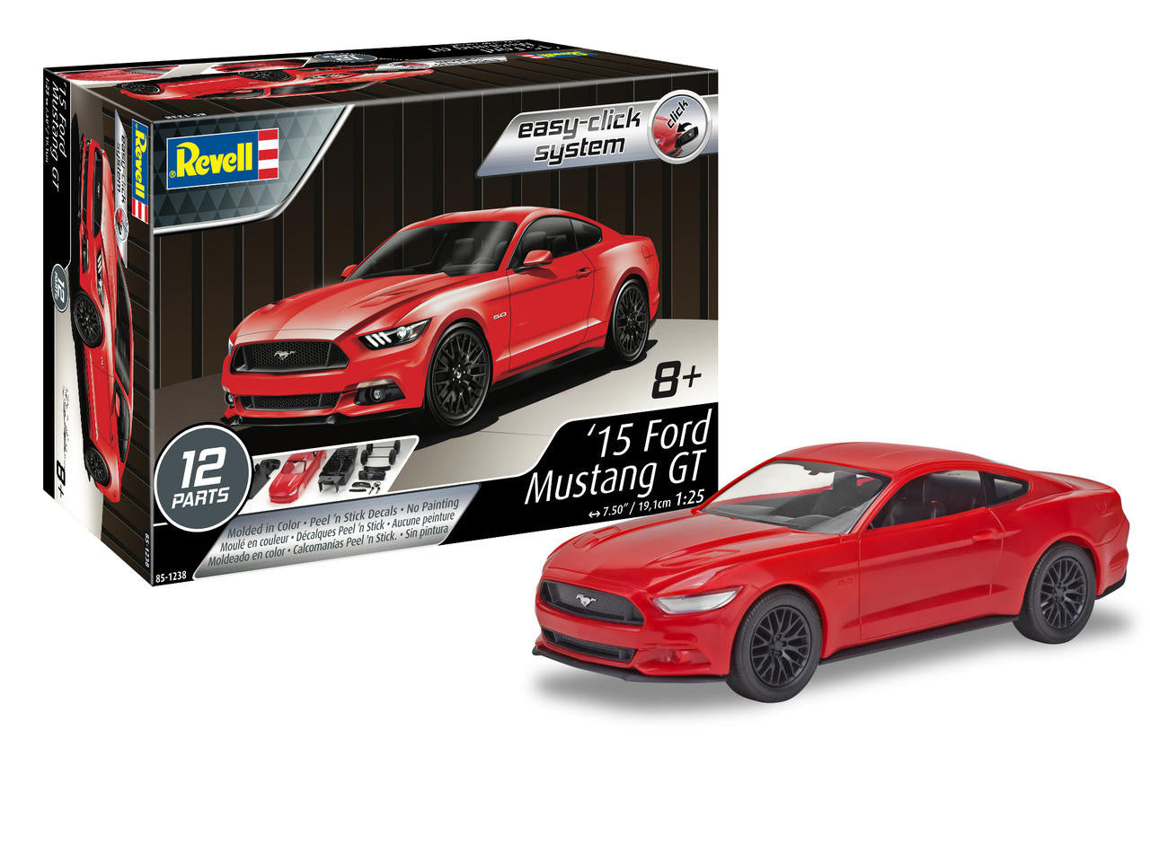Revell 1/25 2015 Ford Mustang GT Snap 1238