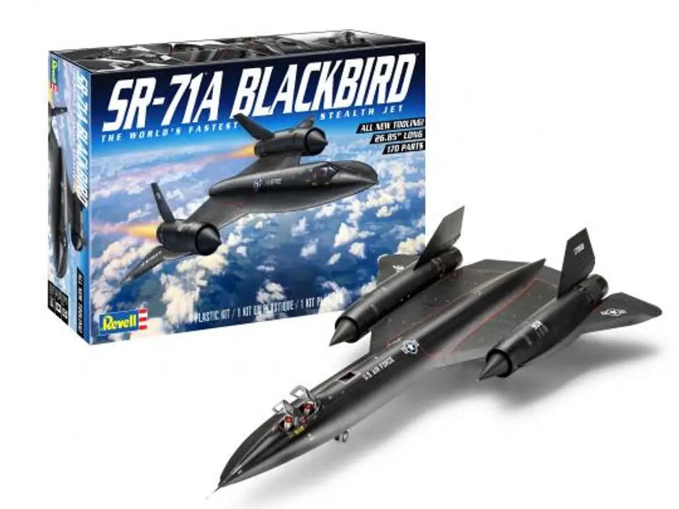 Revell 1/48 SR-71A Blackbird No Engines 5720