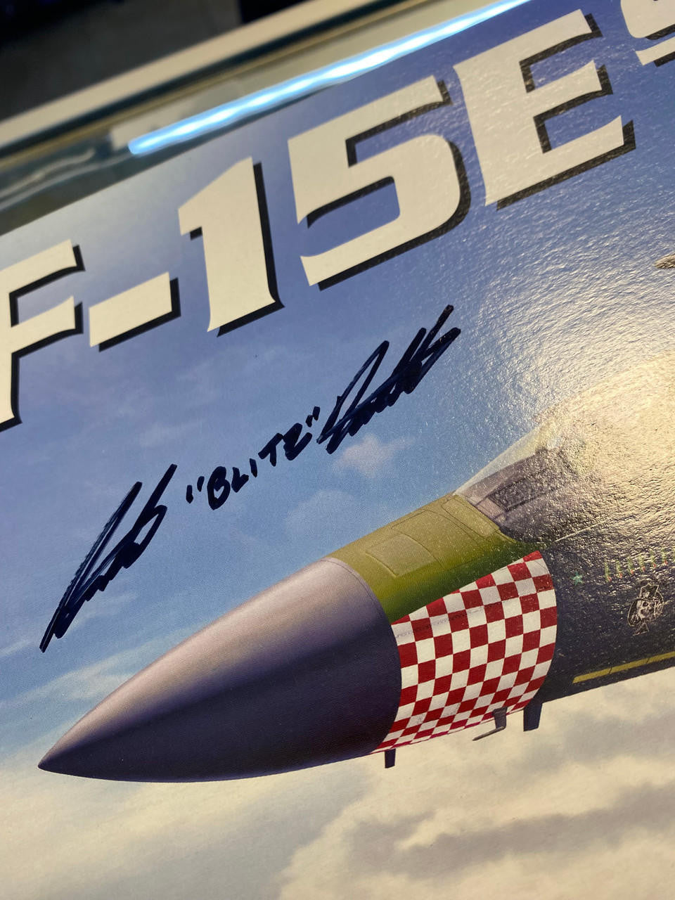 Revell 1/72 F-15E Strike Eagle (New Tool) 5995 - SIGNED BY THE PILOT 