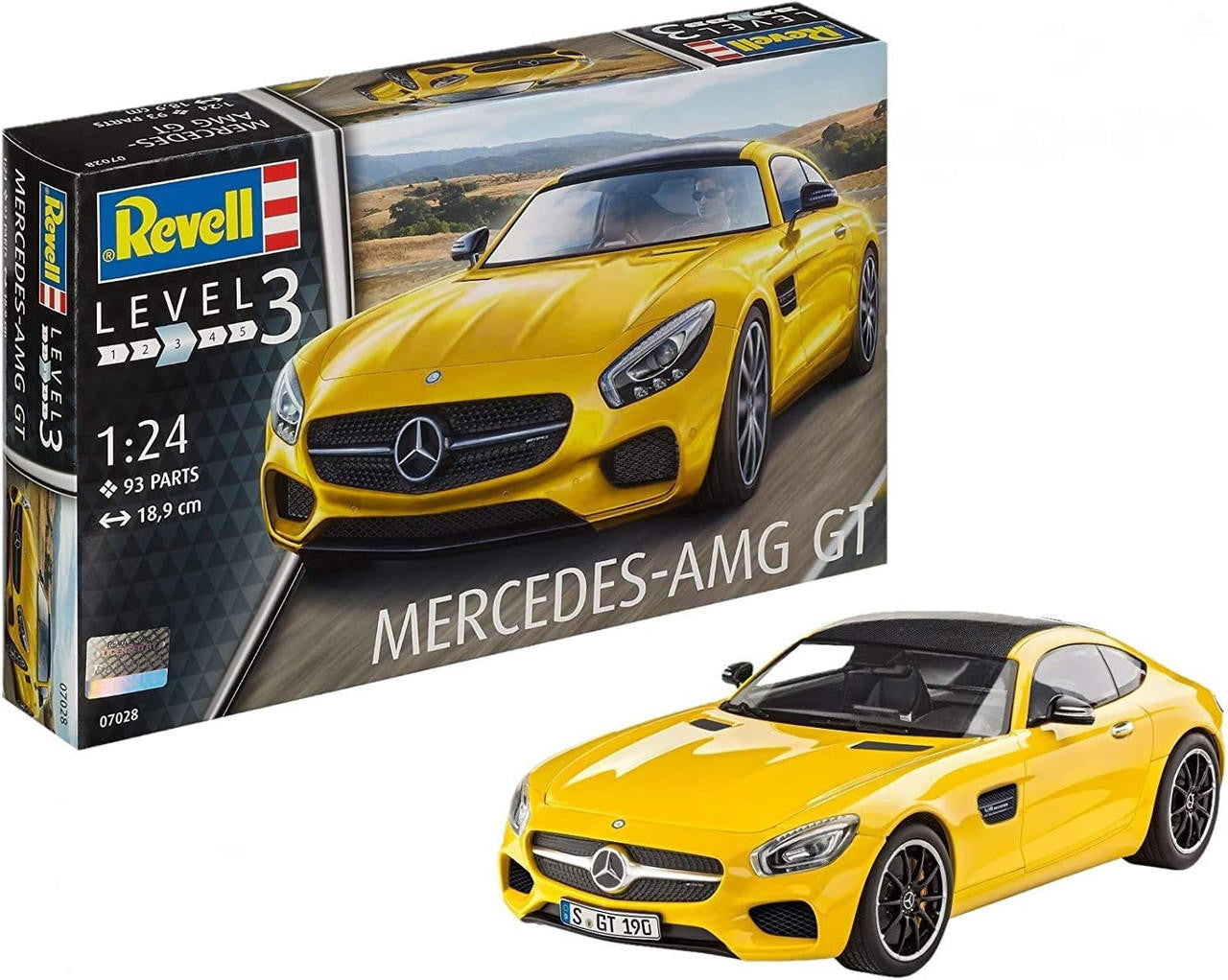 Revell of Germany 1/24 Mercedes AMG Sports Car 7028 