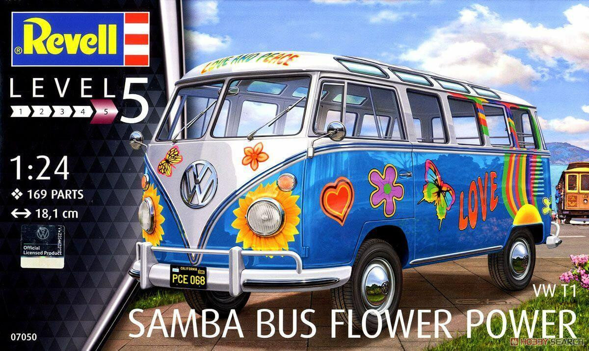 Revell of Germany 1/24 VW T1 Bus Flower Power 7050