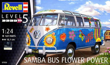 1/24 VW T1 Bus Flower Power 7050