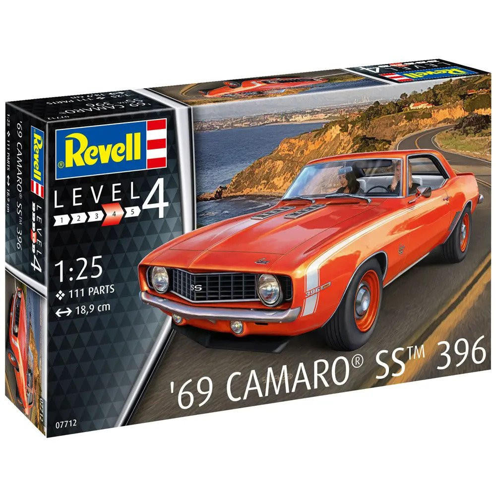 Revell of Germany 1/25 1969 Camaro SS 396 7712